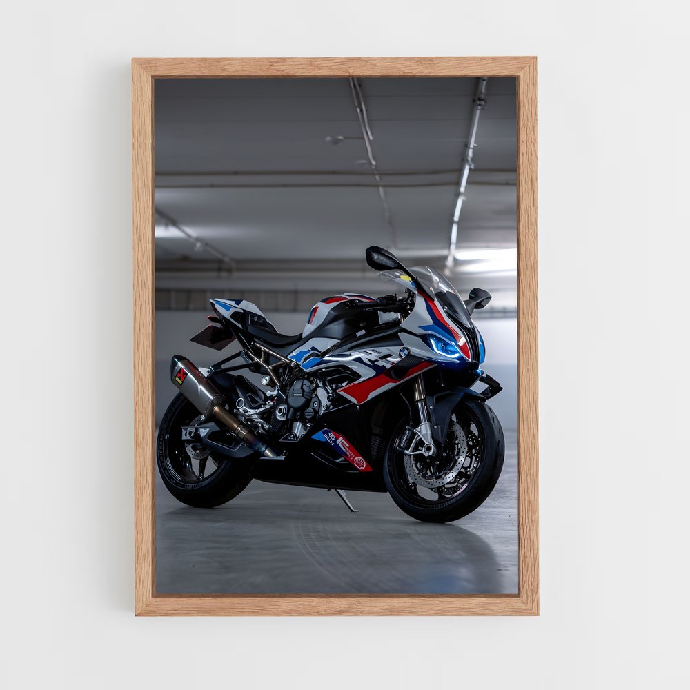 Poster Garage Night Rider – affiche BMW Motorrad (vue 4)